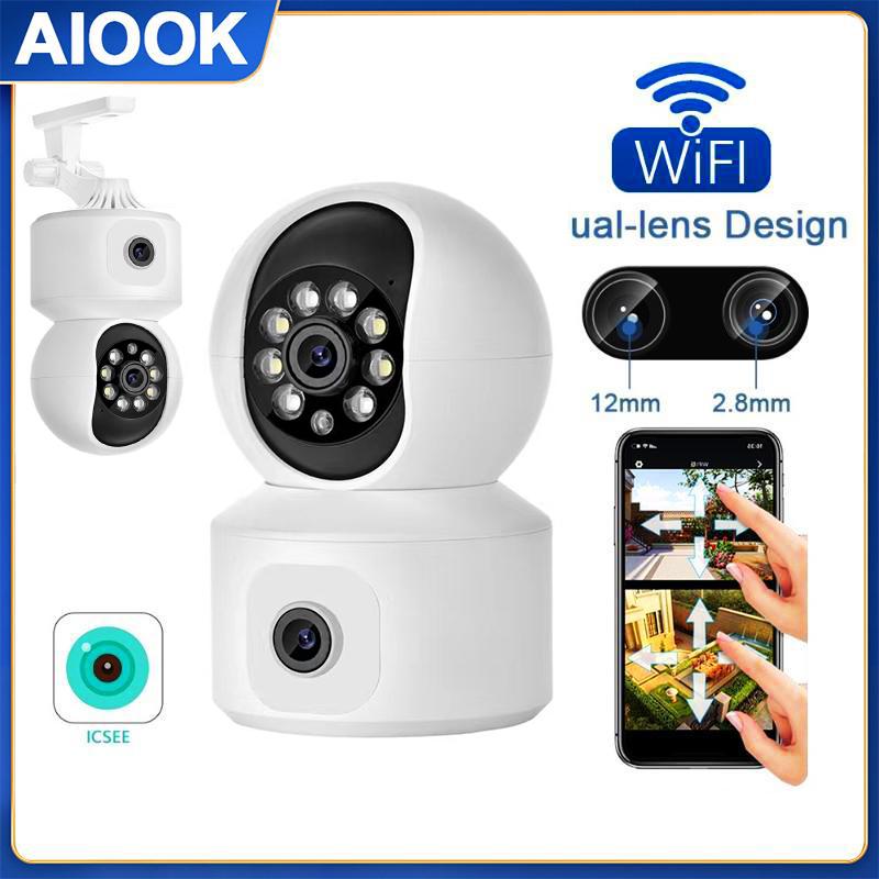 AIOOK Домашняя камера безопасности HD 8MP 4K Двойной объектив Светодиодная подсветка Полноцветное ночное видение WIFI IP-камера CCTV Двусторонний домофон PIR Обнаружение движения Вращение
AIOOK Домашняя камера безопасности HD 8MP 4K Двойной объектив Светодиодная подсветка Полноцветное ночное видение WIFI IP-камера CCTV Двусторонний домофон PIR Обнаружение движения Вращение