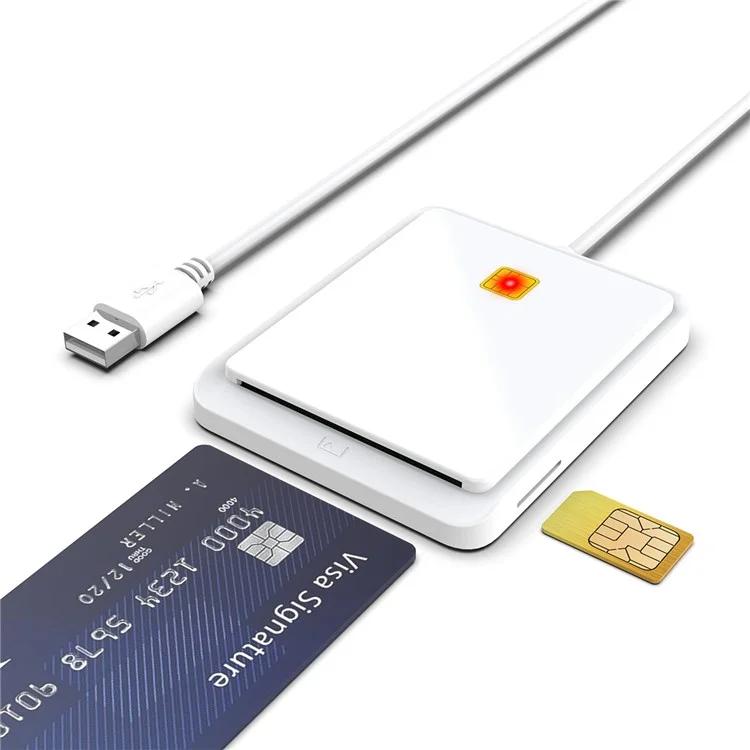 Считыватель смарт-карт CR317 USB 2.0 с поддержкой SIM CAC ID банковской карты для Mac Windows
Считыватель смарт-карт CR317 USB 2.0 с поддержкой SIM CAC ID банковской карты для Mac Windows