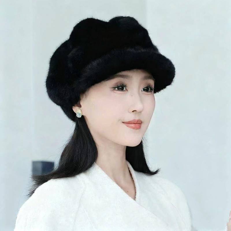 1Pcs Light Luxury Female Peaked Cap Protection From Cold Women Beret Imitation Mink Solid Color Thick Warm Hat
1Pcs Light Luxury Female Peaked Cap Protection From Cold Women Beret Imitation Mink Solid Color Thick Warm Hat