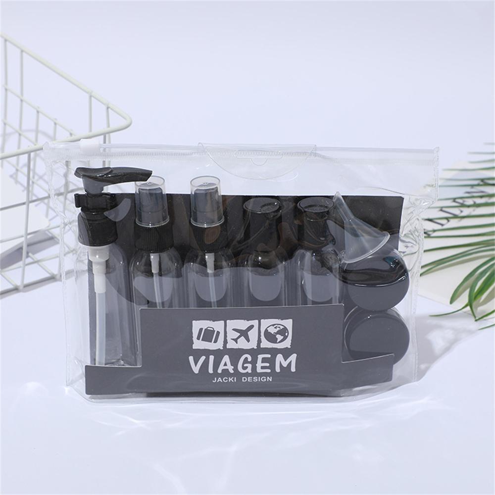 9PCS Travel Refillable Bottle Set Portable Cosmetic Lotion Toner Spray Shampoo Cream Liquid Empty Container Tool Other&Plastic чёрный
9PCS Travel Refillable Bottle Set Portable Cosmetic Lotion Toner Spray Shampoo Cream Liquid Empty Container Tool Other&Plastic чёрный