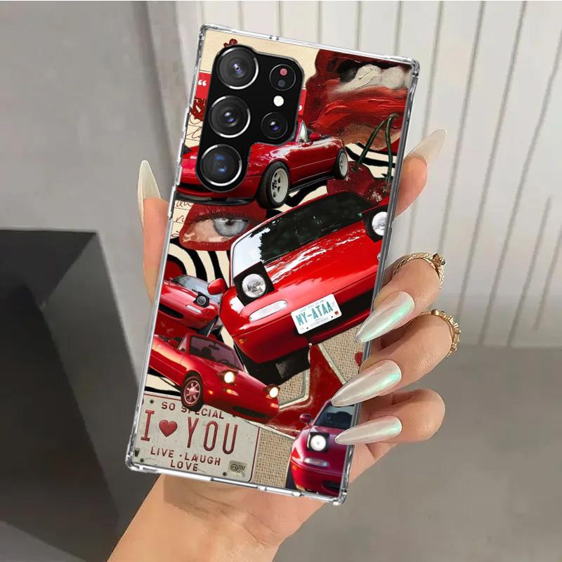 JDM Car MX5 Cute Phone Case for Samsung Galaxy S26 S24 S23 Ultra S25 Edge S22 S21 Plus S20 FE + Soft Print Shell Funda Galaxy S2 Samsung S24 Plus
JDM Car MX5 Cute Phone Case for Samsung Galaxy S26 S24 S23 Ultra S25 Edge S22 S21 Plus S20 FE + Soft Print Shell Funda Galaxy S2 Samsung S24 Plus