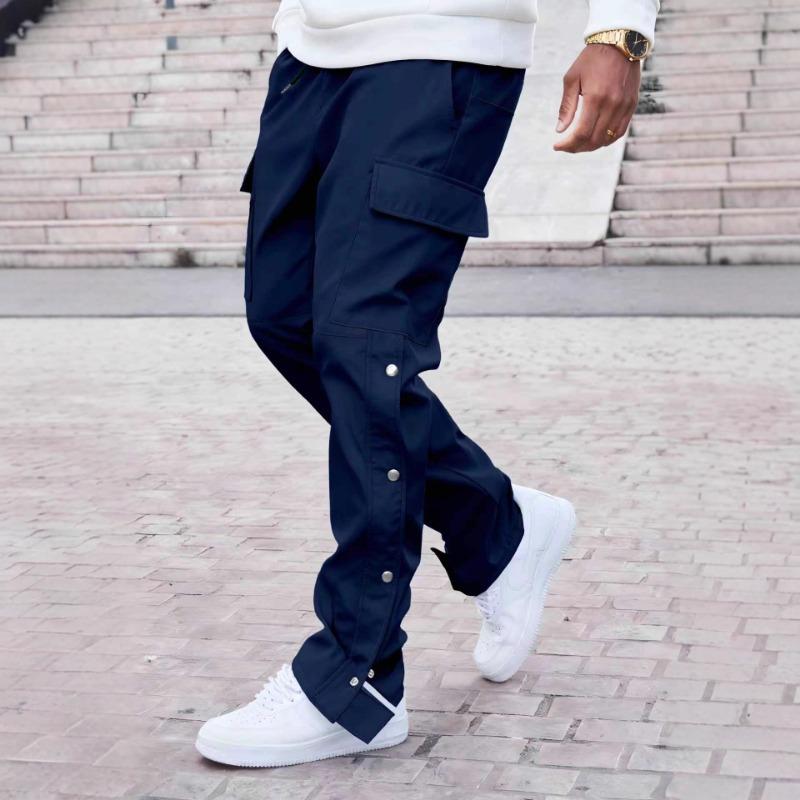 Spring and Autumn Design Retro Straight Casual Trousers Men s Multi-pocket Buttoned Overalls XXXL темно-синього кольору
Spring and Autumn Design Retro Straight Casual Trousers Men s Multi-pocket Buttoned Overalls XXXL темно-синього кольору