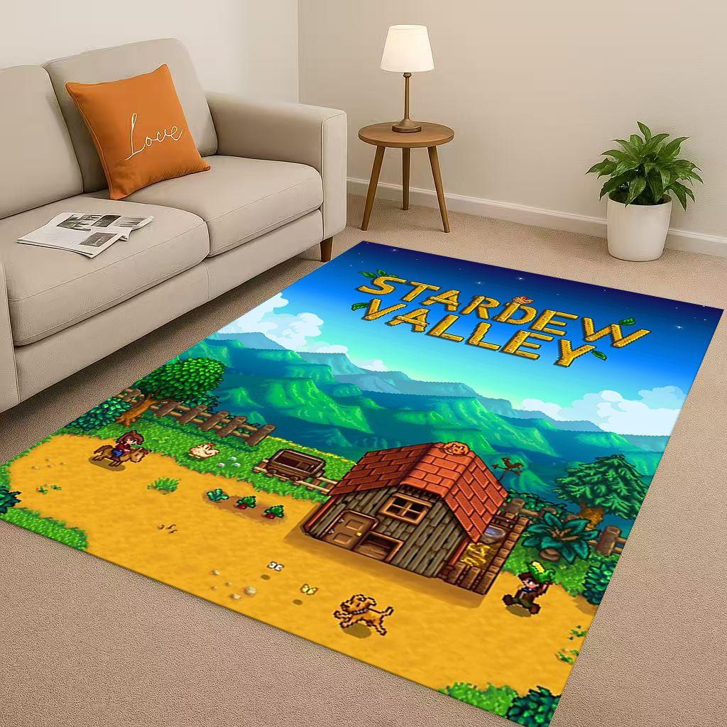 Retro Stardew Valley Farm Map Pixel Game living Room Non-Slip Area Rug Soft Carpet for Bedroom Playroom Sofa,Home Decor Doormat 40x60cm( 15x23in )
Retro Stardew Valley Farm Map Pixel Game living Room Non-Slip Area Rug Soft Carpet for Bedroom Playroom Sofa,Home Decor Doormat 40x60cm( 15x23in )