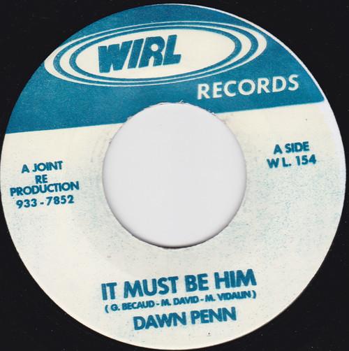 7inch Record DAWN PENN - It Must Be Him / To Much Hurt WL154 WIRL Jamaica Reggae, Ska & Dub Used
7inch Record DAWN PENN - It Must Be Him / To Much Hurt WL154 WIRL Jamaica Reggae, Ska & Dub Used