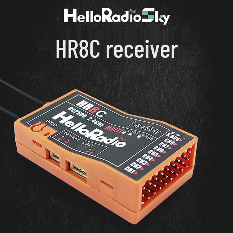 HELLORADIOSKY HR8C 2.4GHz D8/D16/SFHSS Приймач для FPV Дронів
HELLORADIOSKY HR8C 2.4GHz D8/D16/SFHSS Приймач для FPV Дронів