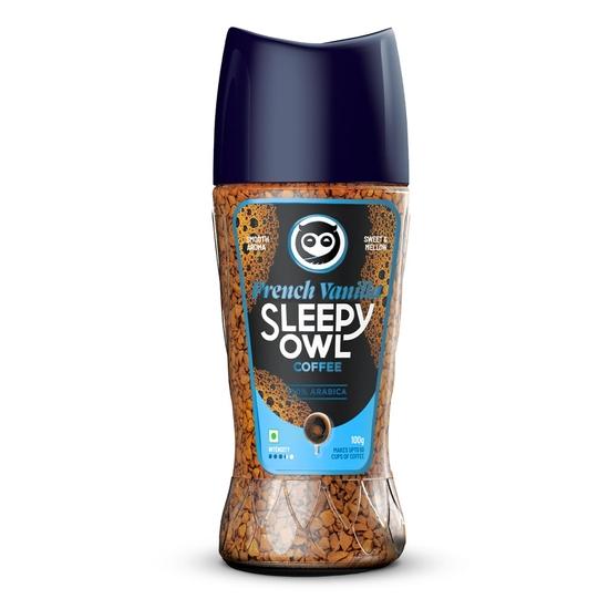 Sleepy Owl French Vanilla Premium Instant Coffee | 100% Arabica | Microground Technology | Ready in Seconds | Makes 50 Cups | 100g
Sleepy Owl French Vanilla Premium Instant Coffee | 100% Arabica | Microground Technology | Ready in Seconds | Makes 50 Cups | 100g