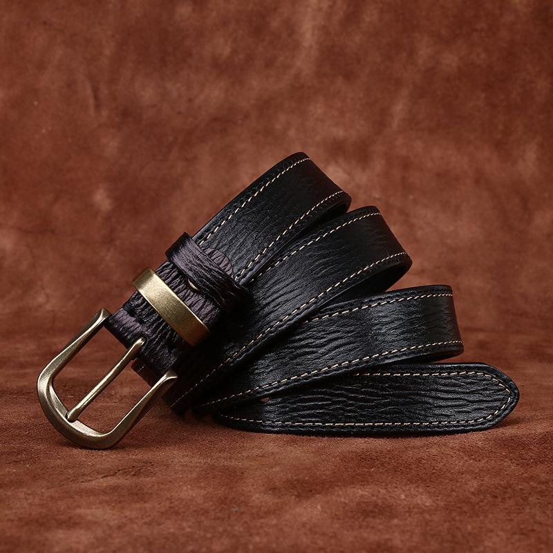 Retro Fashion Personalized Decorative Car Line Concave Pattern Old Belt Women S Genuine Leather First Layer Cowhide Jeans Belt Women 90cm
Retro Fashion Personalized Decorative Car Line Concave Pattern Old Belt Women S Genuine Leather First Layer Cowhide Jeans Belt Women 90cm