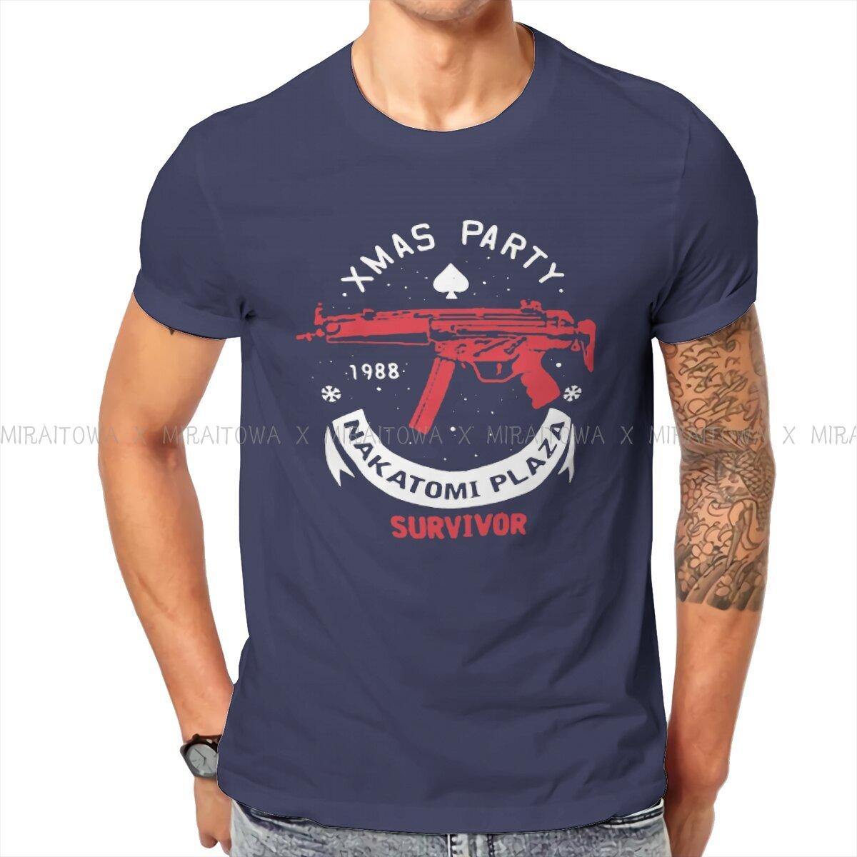 Nakatomi Plaza Survivor Men TShirt Die Hard Movie Christmas Party 1988 Bruce Willis Tops Cotton T Shirt Funny Birthday Gifts 4XL
Nakatomi Plaza Survivor Men TShirt Die Hard Movie Christmas Party 1988 Bruce Willis Tops Cotton T Shirt Funny Birthday Gifts 4XL