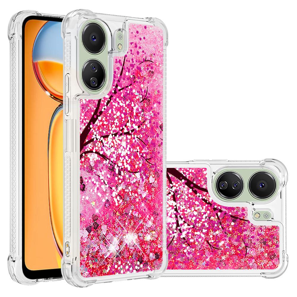 For Xiaomi Redmi 13C 4G/13C 5G/13R 5G/Poco M6 5G/Poco C65 4G TPU Case with Quicksand and Pattern Printed Cherry Blossom
For Xiaomi Redmi 13C 4G/13C 5G/13R 5G/Poco M6 5G/Poco C65 4G TPU Case with Quicksand and Pattern Printed Cherry Blossom