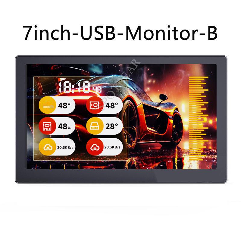 7-inch USB RGB IPS Tabletop Sub-Screen with 800x480 Resolution and Sound Pickup Function чорний
7-inch USB RGB IPS Tabletop Sub-Screen with 800x480 Resolution and Sound Pickup Function чорний
