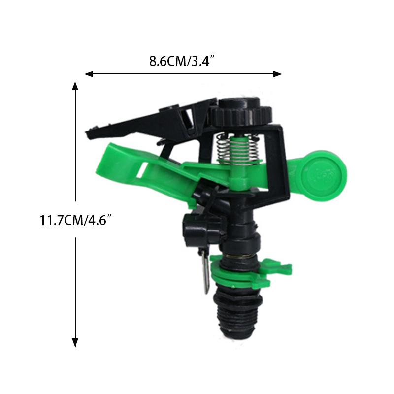 360 Angle Rotating Sprinkler 1/2 Inch Male Thread Agriculture Lawn Automatic Watering Garden Irrigation Home Garden
360 Angle Rotating Sprinkler 1/2 Inch Male Thread Agriculture Lawn Automatic Watering Garden Irrigation Home Garden