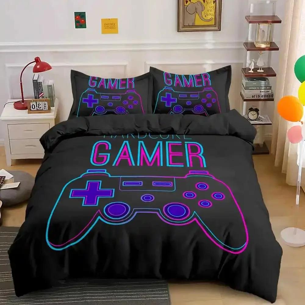 Gamepad Warm Comforter Cover R Beding Set Tens Video with Soft Fabric Duvet For Youth Children Kids Young Boys Modern Controler Bedspread 135*200cm Eu-Single
Gamepad Warm Comforter Cover R Beding Set Tens Video with Soft Fabric Duvet For Youth Children Kids Young Boys Modern Controler Bedspread 135*200cm Eu-Single