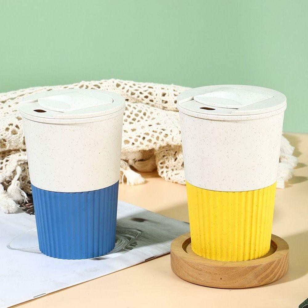 High-value Wheat Straw Water Cup Non-slip Coffee Cup Easy To Carry Portable Travel Cup Travel жёлтый
High-value Wheat Straw Water Cup Non-slip Coffee Cup Easy To Carry Portable Travel Cup Travel жёлтый