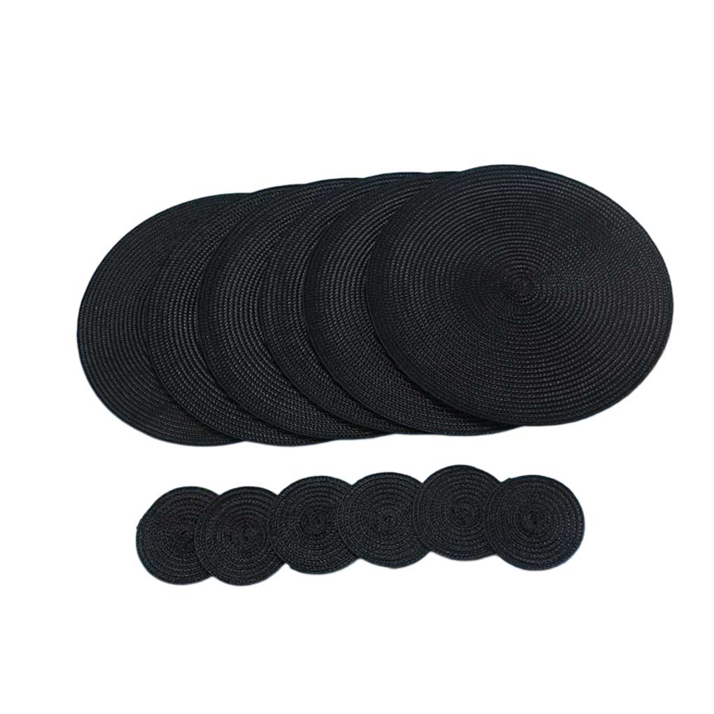 12X Round Placemats Table Pad Cup Coaster Widely Applicable Kitchen Gadget Multicolored Decoration Thicken Design
12X Round Placemats Table Pad Cup Coaster Widely Applicable Kitchen Gadget Multicolored Decoration Thicken Design
