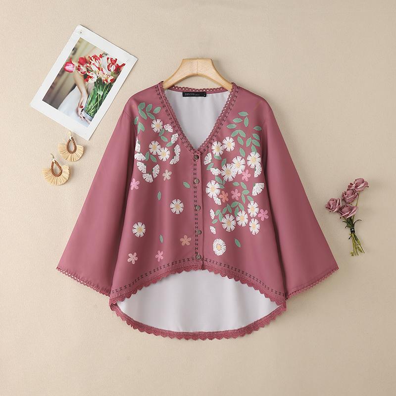 ZANZEA Women Floral Print Casual V-Neck Long Sleeve Blouse 5XL камео розовый
ZANZEA Women Floral Print Casual V-Neck Long Sleeve Blouse 5XL камео розовый