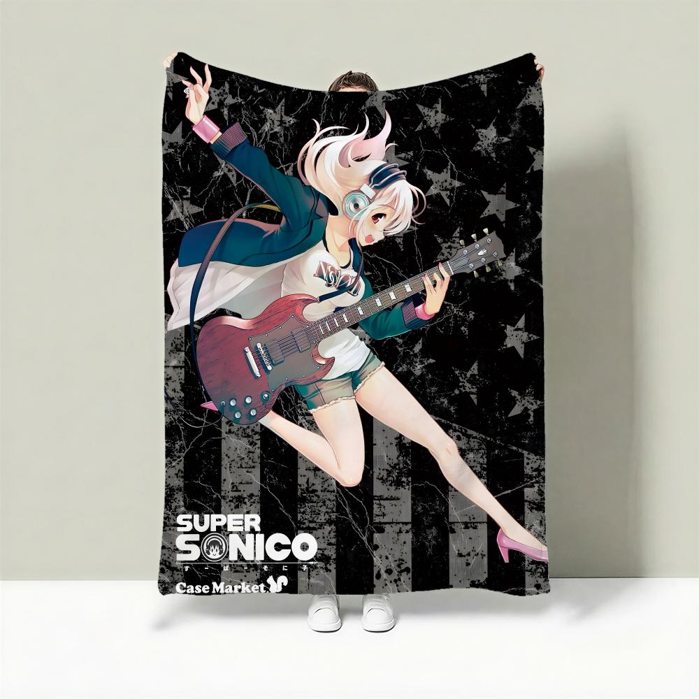 Character S-Super Sonico Throw Lightweight 240g Flannel Blanket Soft Skin-friendly for Summer Cooling 75cmx90cm
Character S-Super Sonico Throw Lightweight 240g Flannel Blanket Soft Skin-friendly for Summer Cooling 75cmx90cm