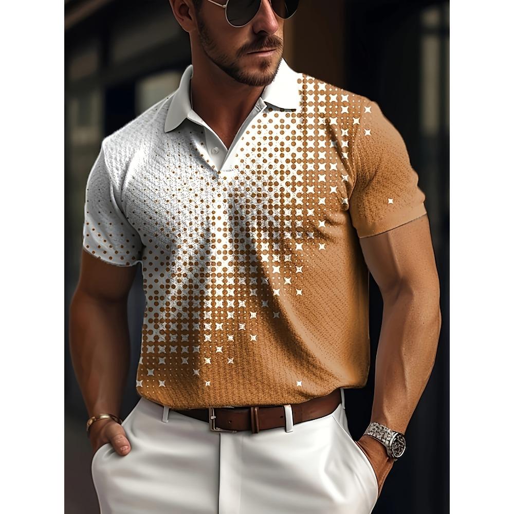 New Men Clothes Summer Short Sleeve 3D Digital Plrint Lapel Golf Polo Shirt Men Casual Tops Polo 3XL жовтий
New Men Clothes Summer Short Sleeve 3D Digital Plrint Lapel Golf Polo Shirt Men Casual Tops Polo 3XL жовтий