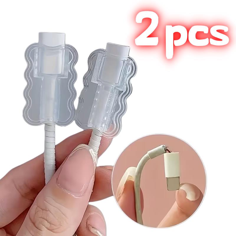 2/12pcs Flexible TPU Wave Cable Protectors for iPhone, Phone, Tablet - Thick Sleeve, Charger Cord Saver (No Battery)
2/12pcs Flexible TPU Wave Cable Protectors for iPhone, Phone, Tablet - Thick Sleeve, Charger Cord Saver (No Battery)