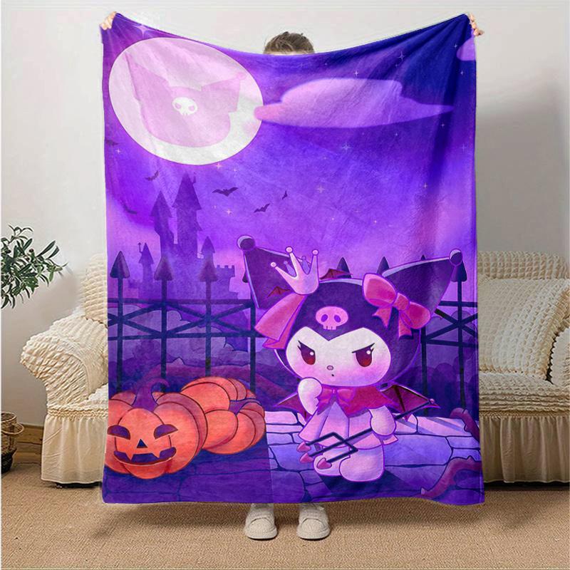 1pc Halloween Night Kuromi s Spooky Castle Blanket, Cute Home Decor, Soft Throw Blanket, Perfect Gift for Birthday or Christmas, Living Room, Travel, 130x150cm
1pc Halloween Night Kuromi s Spooky Castle Blanket, Cute Home Decor, Soft Throw Blanket, Perfect Gift for Birthday or Christmas, Living Room, Travel, 130x150cm