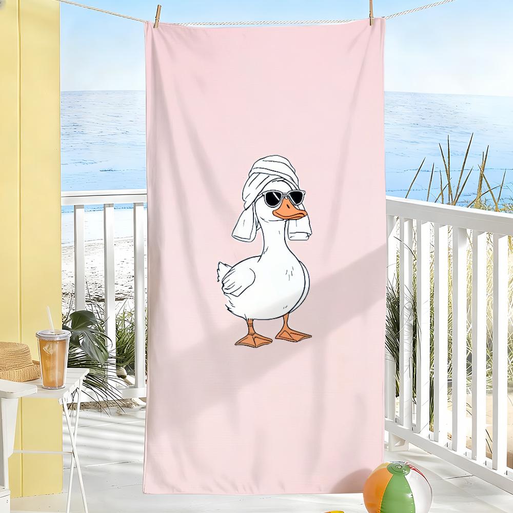 Duck Funny Wash Up Towel Soft Pool Gift For Travel Gym Shower Camping Quick Dry Sports Large Beach Towels W30*H60(CM)
Duck Funny Wash Up Towel Soft Pool Gift For Travel Gym Shower Camping Quick Dry Sports Large Beach Towels W30*H60(CM)