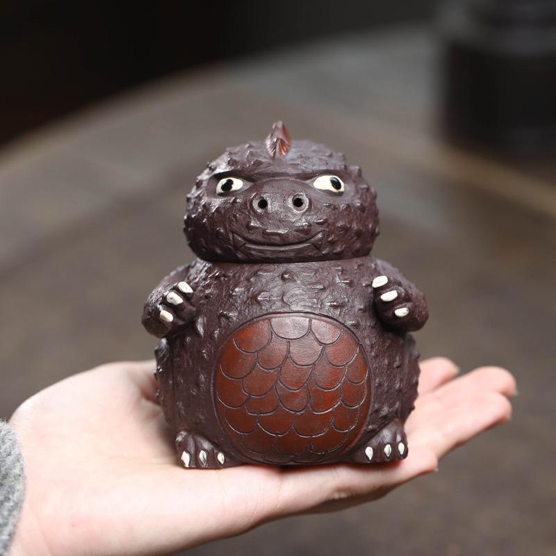 140ml Yixing Purple Clay Teapots Handmade Cute Dragon Pot Tea Pet Raw Ore Purple Mud Kettle Zisha Tea Set Tea Ceremony Craft
140ml Yixing Purple Clay Teapots Handmade Cute Dragon Pot Tea Pet Raw Ore Purple Mud Kettle Zisha Tea Set Tea Ceremony Craft