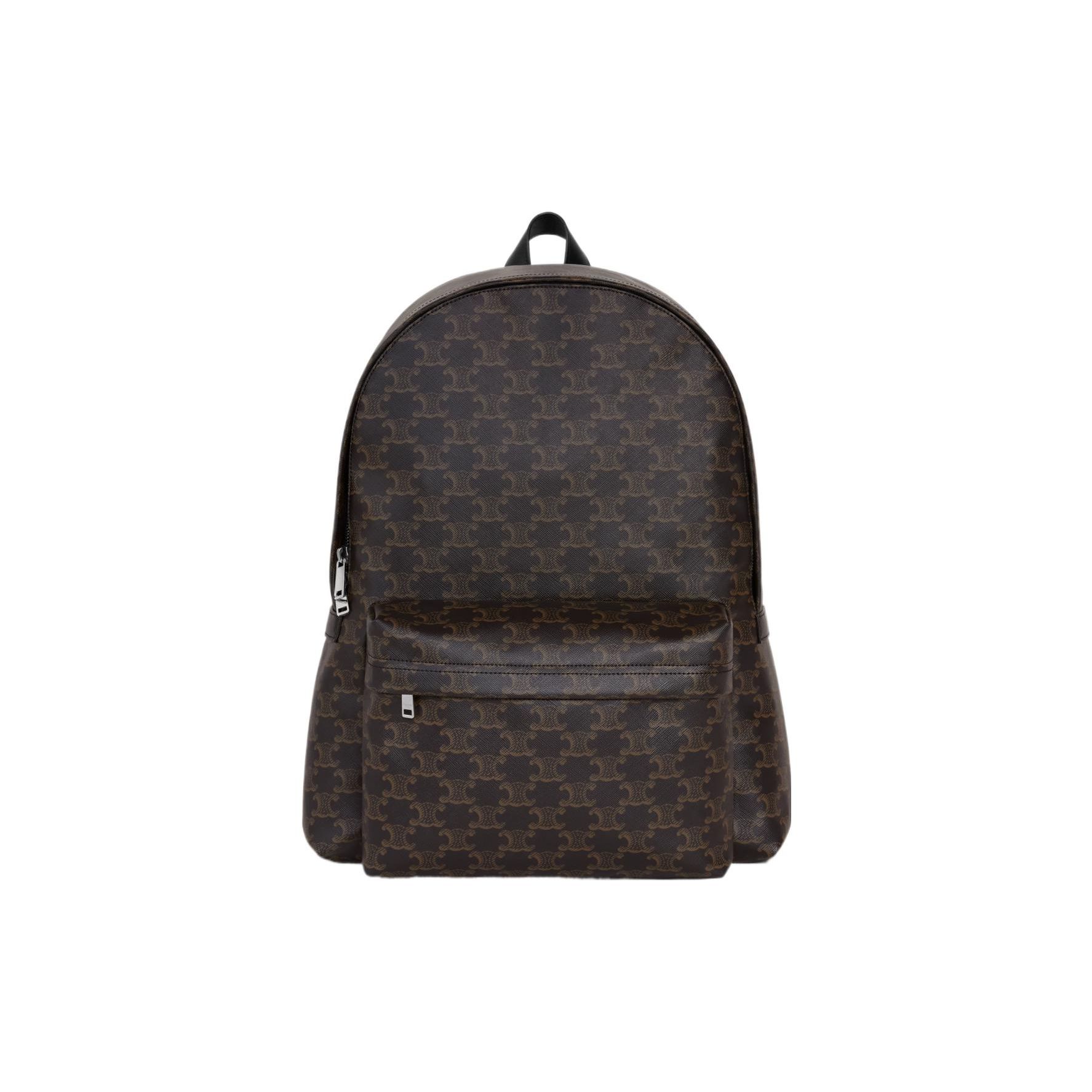 Celine Triomphe Monogram Adjustable Shoulder Strap Zipper Closure Leather Backpack Men backpack Black 188382BOV-38SI Basic Set (Bag+Dust Bag)
Celine Triomphe Monogram Adjustable Shoulder Strap Zipper Closure Leather Backpack Men backpack Black 188382BOV-38SI Basic Set (Bag+Dust Bag)
