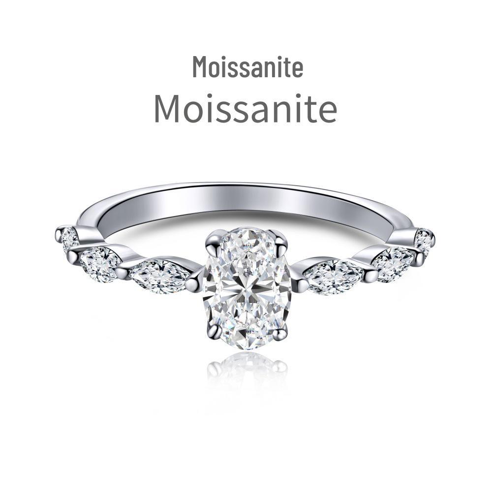 Mo Sang Women s S925 Sterling Silver Oval Ring - 0.8 Carat Exquisite Design for Weddings and Proposals Size 5
Mo Sang Women s S925 Sterling Silver Oval Ring - 0.8 Carat Exquisite Design for Weddings and Proposals Size 5
