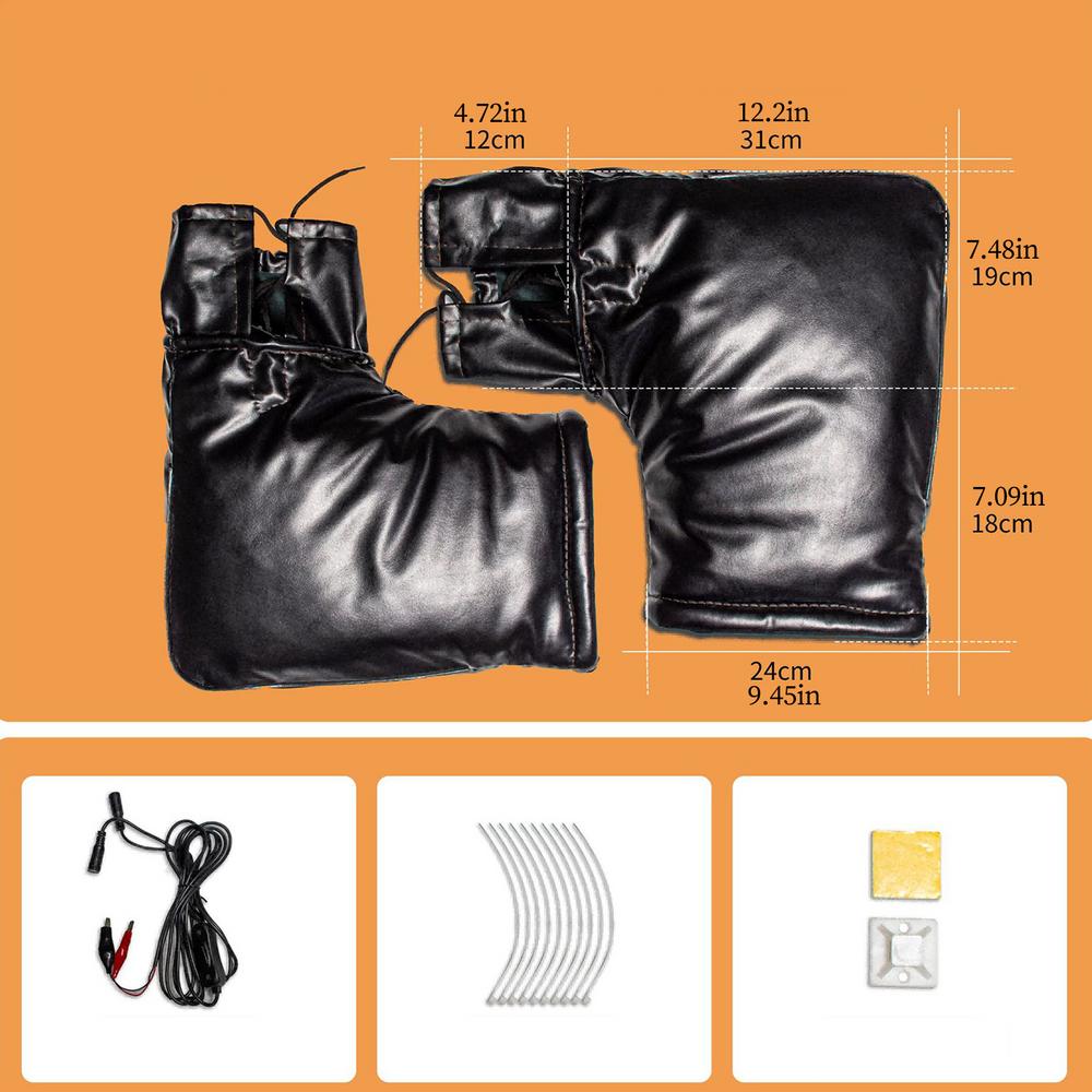 Motorcycle Handlebar Muffs 12V Heated Mittens Waterproof Motorcycle Handlebar Mitts For Scooter Cycling Bike Commuting
Motorcycle Handlebar Muffs 12V Heated Mittens Waterproof Motorcycle Handlebar Mitts For Scooter Cycling Bike Commuting