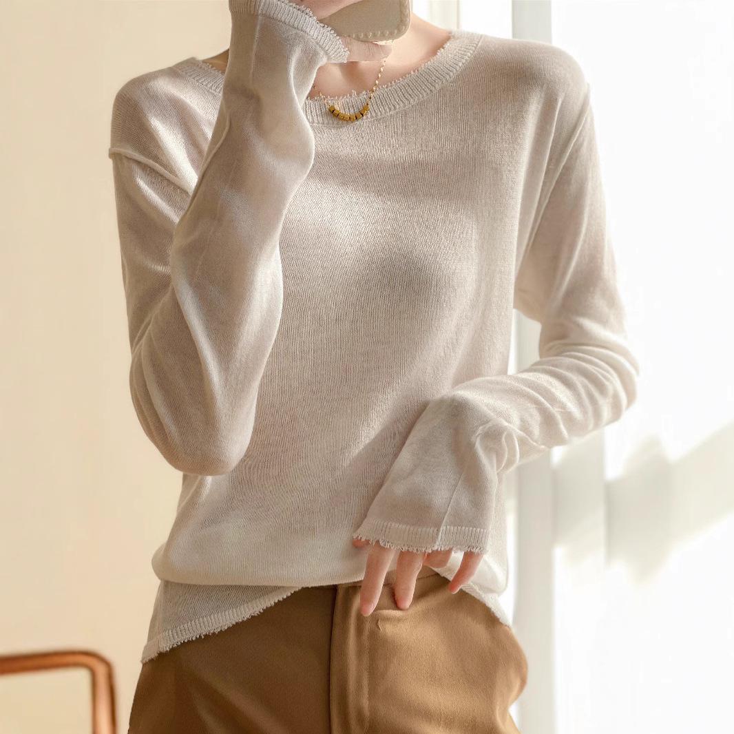 2025 Spring Women s Tassel Knit Sweater: Round Neck, Long Sleeve, Loose Fit, Sheer Mulberry Silk Large
2025 Spring Women s Tassel Knit Sweater: Round Neck, Long Sleeve, Loose Fit, Sheer Mulberry Silk Large