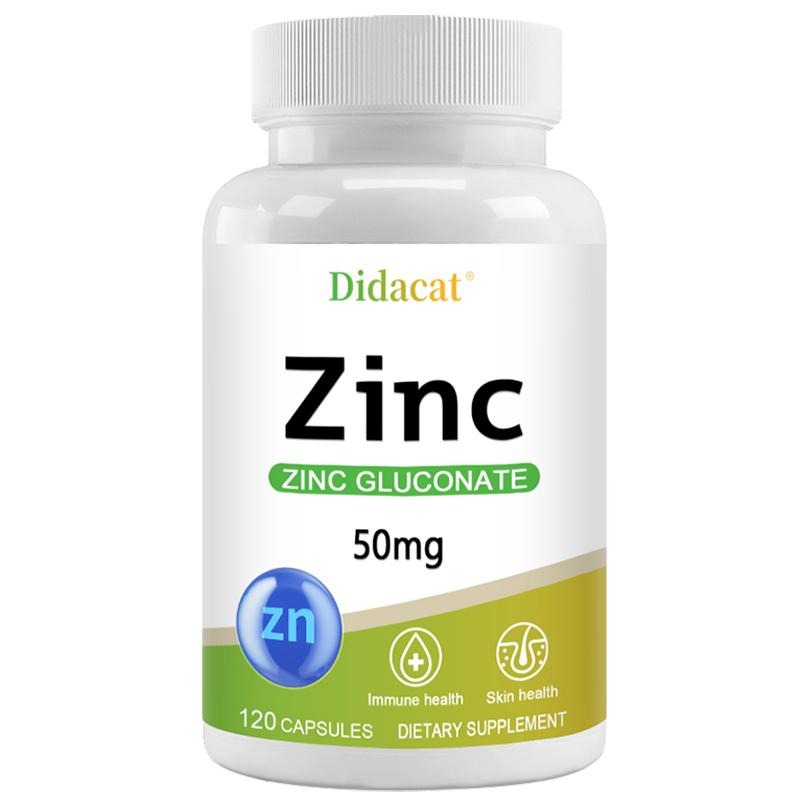 Zinc Gluconate 50 Mg Dietary Supplement, 120 Capsules Per Bottle 120 Capsules
Zinc Gluconate 50 Mg Dietary Supplement, 120 Capsules Per Bottle 120 Capsules