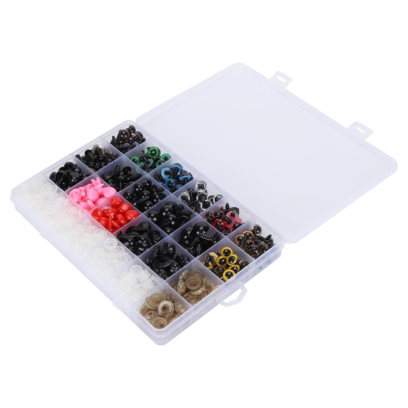 330Pcs Doll Eyes Colorful Plastic Resin Nose Plush Toy Making Accessories with Fixing Tool
330Pcs Doll Eyes Colorful Plastic Resin Nose Plush Toy Making Accessories with Fixing Tool