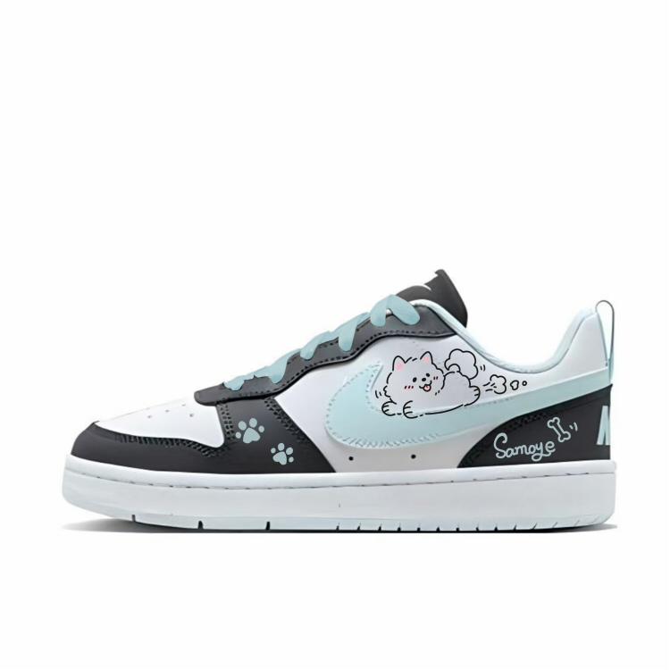Nike Court Borough Slip Resistant Abrasion Resistant Low top Skateboard Shoes Women s Black Blue HQ3258-060(Team352-) 36
Nike Court Borough Slip Resistant Abrasion Resistant Low top Skateboard Shoes Women s Black Blue HQ3258-060(Team352-) 36