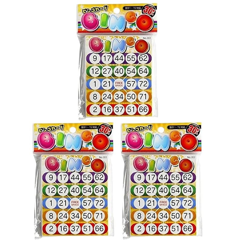 bingo cards | bingo game event After-party party Goods Year-end party new year party social gathering Social gathering (30 pieces × 3 pieces) [Amazon
bingo cards | bingo game event After-party party Goods Year-end party new year party social gathering Social gathering (30 pieces × 3 pieces) [Amazon