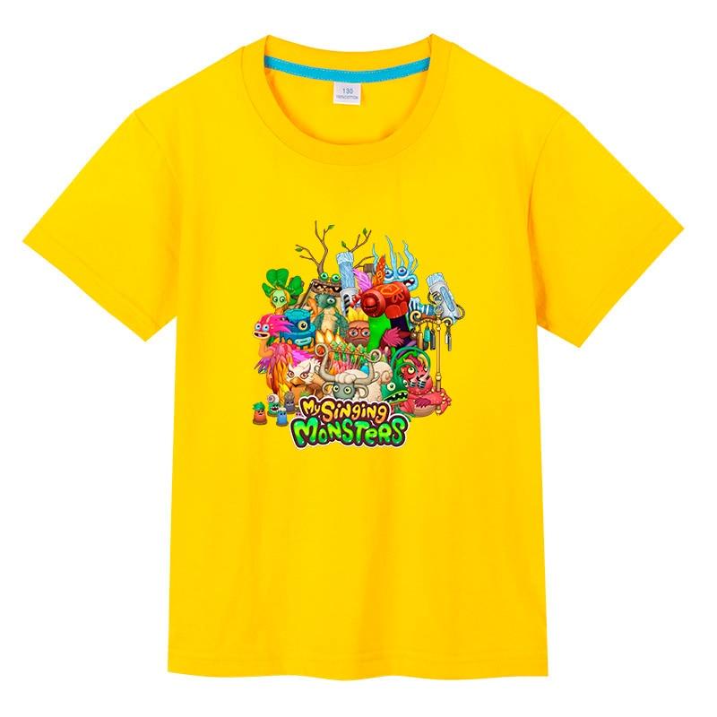 My singing monsters Дитячі футболки з короткими рукавами Літні новинки 100% бавовна Хлопчики Дівчата Дитячі сорочки Топи Повсякденний дитячий одяг 150 жовтий
My singing monsters Дитячі футболки з короткими рукавами Літні новинки 100% бавовна Хлопчики Дівчата Дитячі сорочки Топи Повсякденний дитячий одяг 150 жовтий