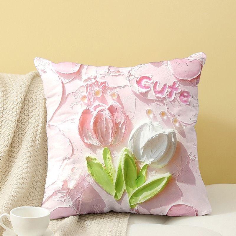 Ins Girl Style Oil Painting Premium Sense Pillowcase Car Sofa Bedroom Bedside Cushion Cover Waist Pillow Student Gift 45x45cm
Ins Girl Style Oil Painting Premium Sense Pillowcase Car Sofa Bedroom Bedside Cushion Cover Waist Pillow Student Gift 45x45cm