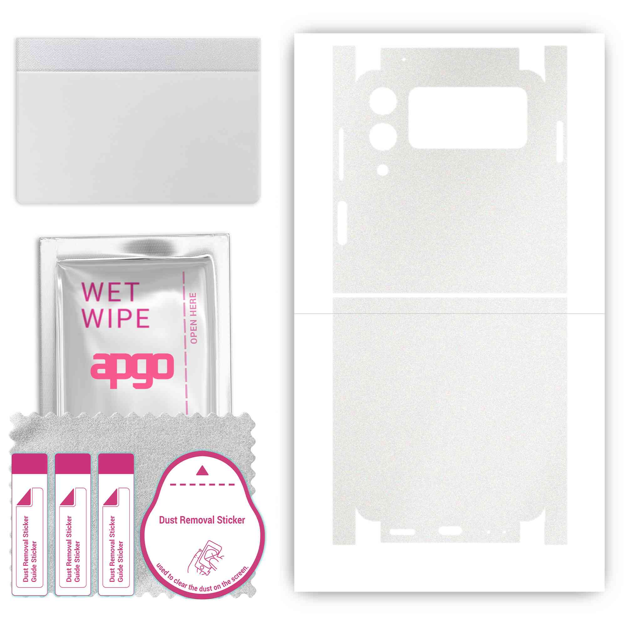 Apgo Protective Skin Sticker для тильної сторони, сумісної з Samsung Galaxy Z Flip 3, Full Wrap Film, Foil, Vinyl - Pattern Matte Transparent
Apgo Protective Skin Sticker для тильної сторони, сумісної з Samsung Galaxy Z Flip 3, Full Wrap Film, Foil, Vinyl - Pattern Matte Transparent