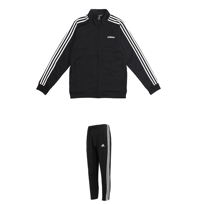 Adidas Knitted Vintage Stand Collar Windbreaker Top Comfortable Striped Tapered Pants Casual Sports Set Unisex Sports Set Black DQ3070+IC0044 M
Adidas Knitted Vintage Stand Collar Windbreaker Top Comfortable Striped Tapered Pants Casual Sports Set Unisex Sports Set Black DQ3070+IC0044 M