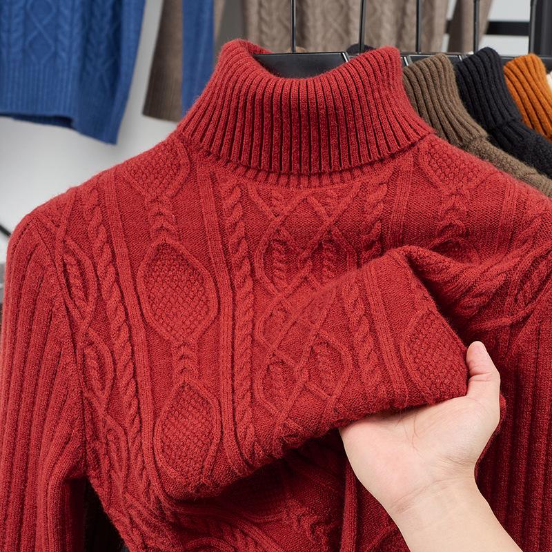 Men s Chunky Knit High Neck Sweater - Winter 2025 Warm Jacquard Pullover M малиновий
Men s Chunky Knit High Neck Sweater - Winter 2025 Warm Jacquard Pullover M малиновий