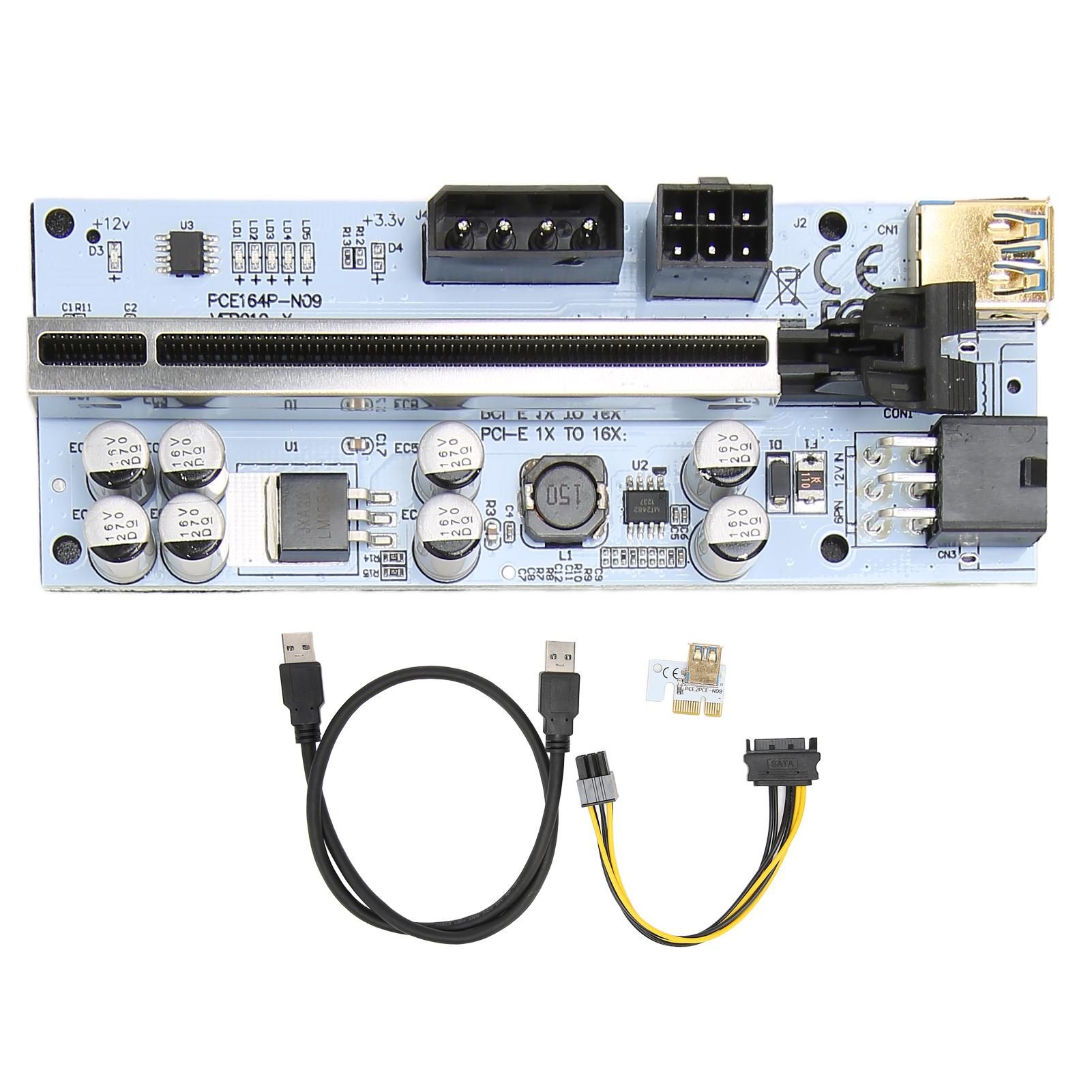 PCIE Riser Card 8 Firm Capacitors Strong Anti Interference GPU 1X to X16 for Windows 7 for Windows
PCIE Riser Card 8 Firm Capacitors Strong Anti Interference GPU 1X to X16 for Windows 7 for Windows