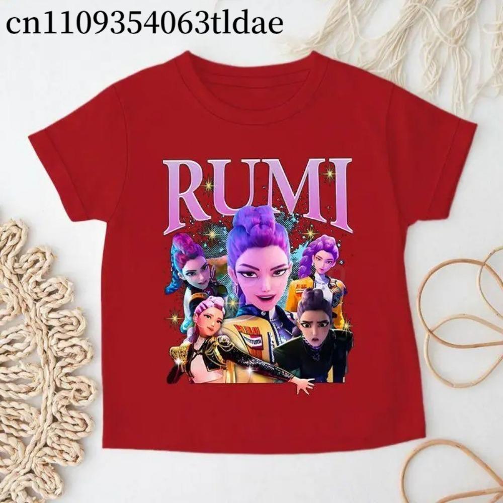 Children s T-shirt-Demon Hunting-Kpop Demon Hunting Girl Group Printing Summer Casual Short-sleeved for Men, Women and Children 100
Children s T-shirt-Demon Hunting-Kpop Demon Hunting Girl Group Printing Summer Casual Short-sleeved for Men, Women and Children 100