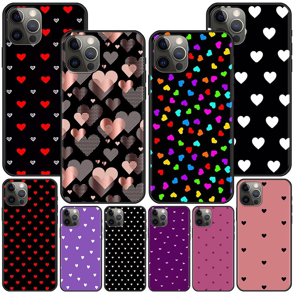 Cute Love Heart Cover for Apple iPhone 15 11 14 Pro Max 12 XR 13 Mini X XS 7 8 Plus Black TPU Soft Phone Case
Cute Love Heart Cover for Apple iPhone 15 11 14 Pro Max 12 XR 13 Mini X XS 7 8 Plus Black TPU Soft Phone Case