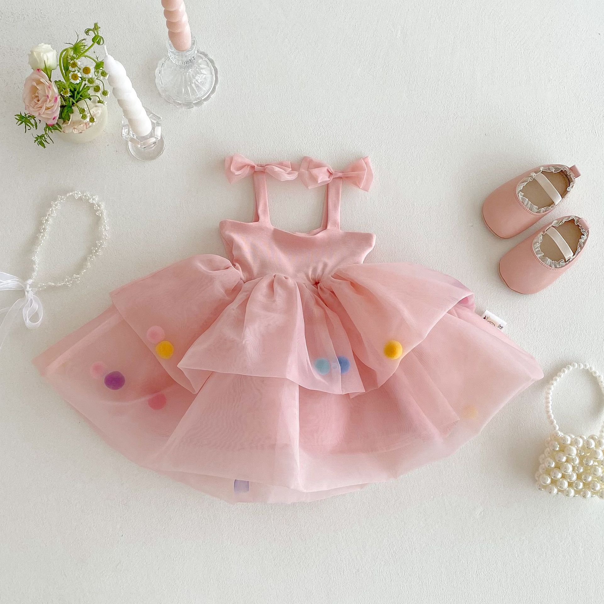 Children Princess Dress Summer Mesh Tulle Dress Bowknot Party Skirt for Girls 120 рожевий
Children Princess Dress Summer Mesh Tulle Dress Bowknot Party Skirt for Girls 120 рожевий