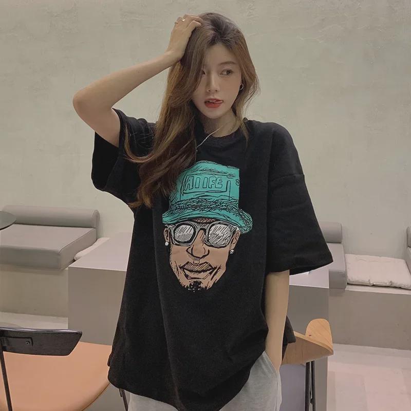 2023 Women s Retro Loose Short Sleeve T-Shirt - European, American, Korean, BF Harajuku Hip Hop Style Large чорний
2023 Women s Retro Loose Short Sleeve T-Shirt - European, American, Korean, BF Harajuku Hip Hop Style Large чорний