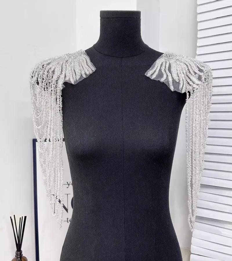 Fashion A Pair Tassel Chain Sequin Shoulder Ornaments Wedding Dress Performance Clothing DIY Sewing Patch Handmade Accessories срібний
Fashion A Pair Tassel Chain Sequin Shoulder Ornaments Wedding Dress Performance Clothing DIY Sewing Patch Handmade Accessories срібний