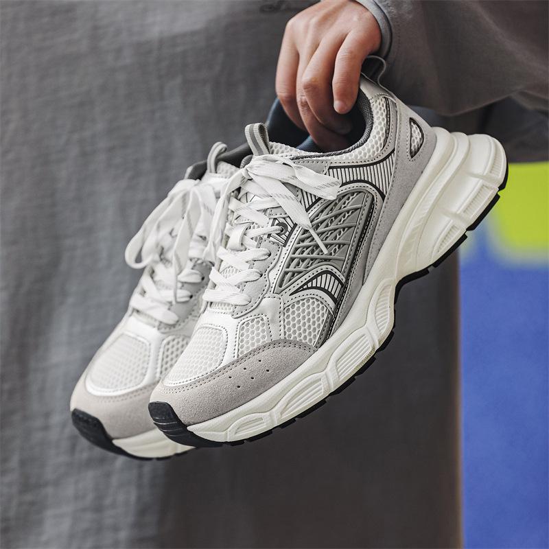 Мужские спортивные кроссовки из сетки 2025: Мягкая подошва, дышащие, повседневные кроссовки YH01 40 серый/белый
Мужские спортивные кроссовки из сетки 2025: Мягкая подошва, дышащие, повседневные кроссовки YH01 40 серый/белый
