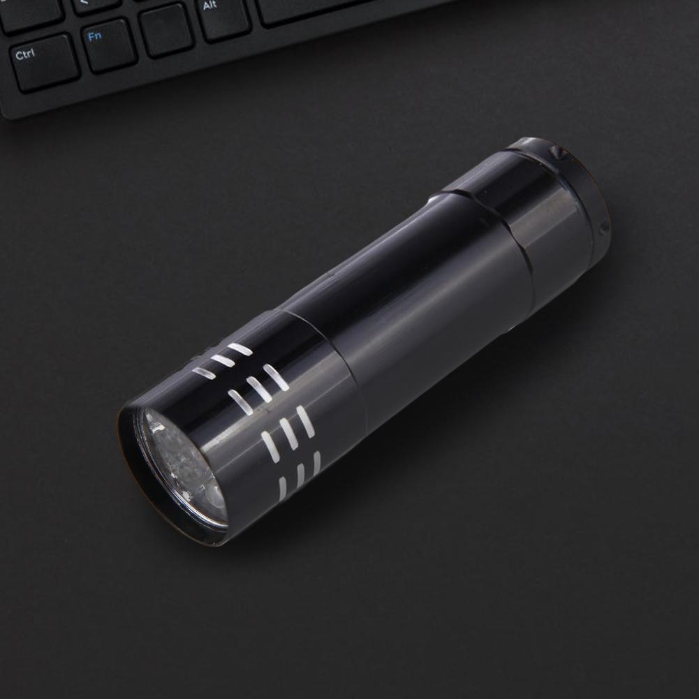 6-1PCS 9 LED Ultraviolet LED Flashlight 50LM 395nm Handheld Ultraviolet Detector Waterproof for Fluorescent Agent/ Currency Test spain
6-1PCS 9 LED Ultraviolet LED Flashlight 50LM 395nm Handheld Ultraviolet Detector Waterproof for Fluorescent Agent/ Currency Test spain