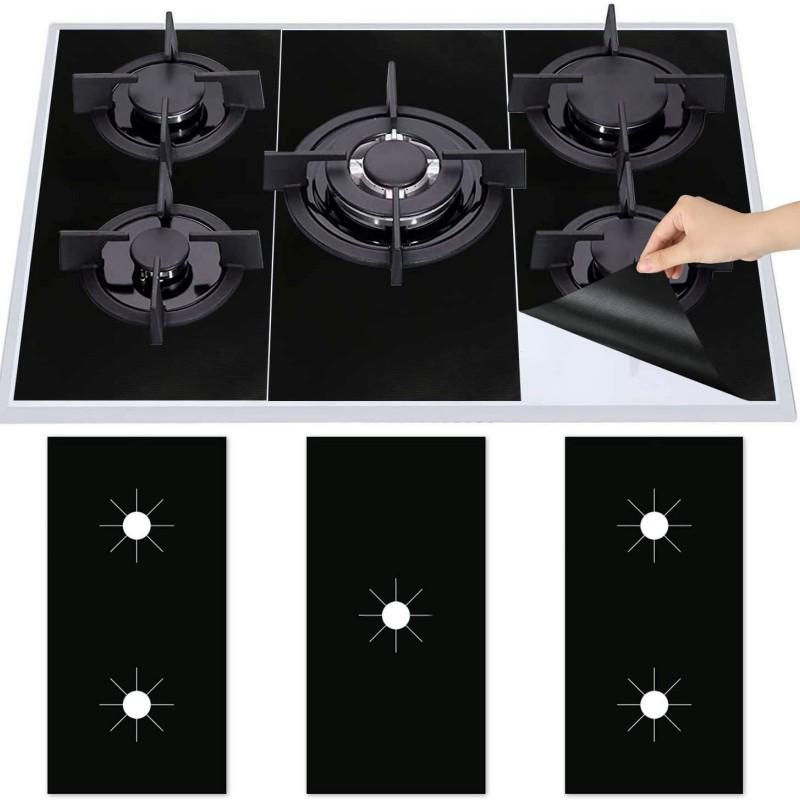 Набір тефлонових килимків для газової плити з 5 отворами: Маслостійкі, стійкі до плям, легко миються килимки з 3 частин 54*27cm
Набір тефлонових килимків для газової плити з 5 отворами: Маслостійкі, стійкі до плям, легко миються килимки з 3 частин 54*27cm