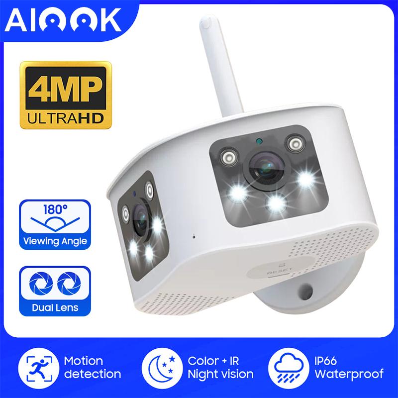 AIOOK Двойная линза HD 8MP 4K WiFi Камера видеонаблюдения Широкоугольная полноцветная камера ночного видения 180 ° Уличная камера безопасности Водонепроницаемая двусторонняя внутренняя связь Удаленный просмотр
AIOOK Двойная линза HD 8MP 4K WiFi Камера видеонаблюдения Широкоугольная полноцветная камера ночного видения 180 ° Уличная камера безопасности Водонепроницаемая двусторонняя внутренняя связь Удаленный просмотр