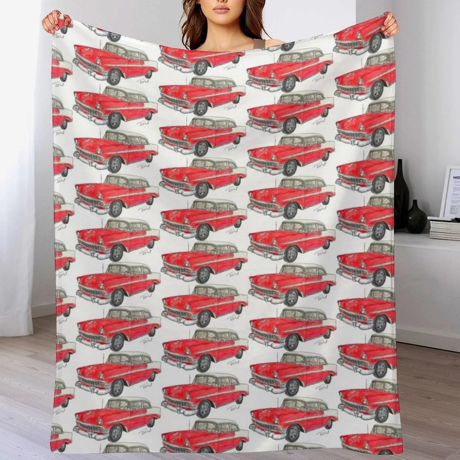 1956 Belair 2 Door Post White Red Throw Blanket Cozy Napping Blanket Gift for Mom Dad 102x76cm(40x30in)
1956 Belair 2 Door Post White Red Throw Blanket Cozy Napping Blanket Gift for Mom Dad 102x76cm(40x30in)
