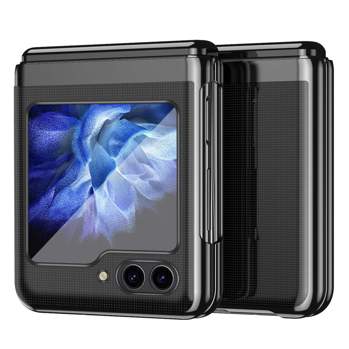 For Samsung Galaxy Z Flip6 5G/Z Flip5 5G Case Clear PC Electroplating Hard Phone Cover Black
For Samsung Galaxy Z Flip6 5G/Z Flip5 5G Case Clear PC Electroplating Hard Phone Cover Black